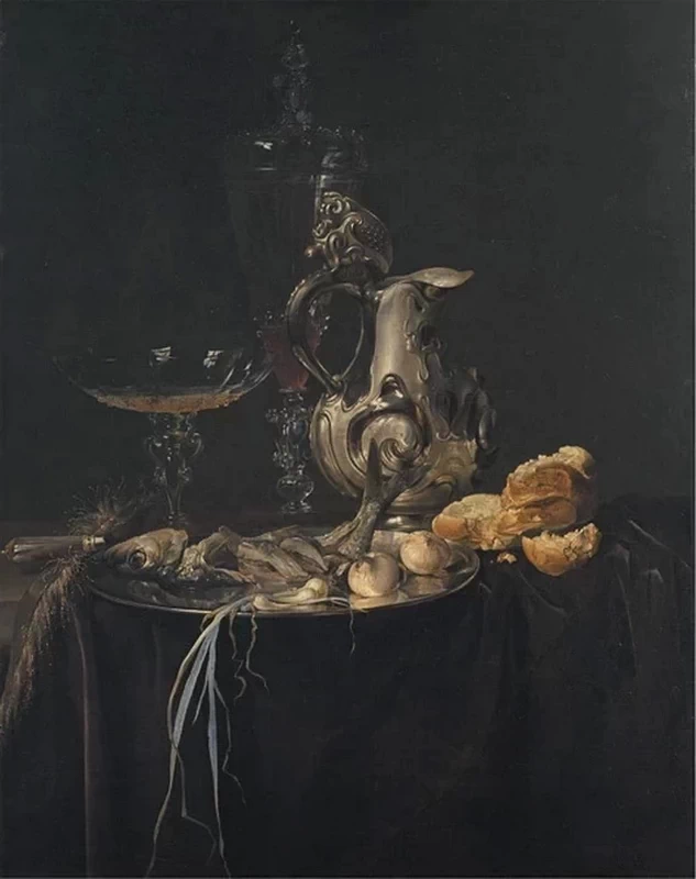 Natura morta con brocca d'argento - Statens Museum for Kunst